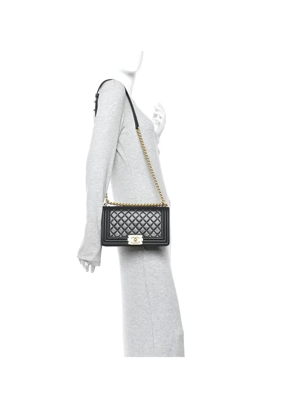 Chanel Caviar Quilted Medium Boy Flap #323668C42B